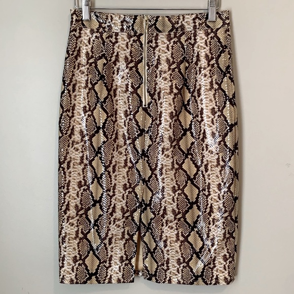 Guess by Marciano size 6 crocodile skirt - Picture 7 of 14